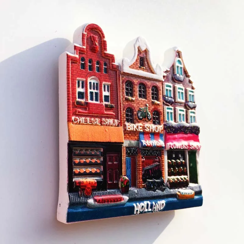 New York City Tourist Voyage Cadeau Souvenir 3D Résine Réfrigérateur