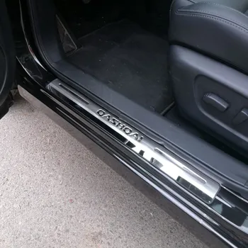 

Car Accessories For Nissan Qashqai Door Sill J11 Scuff Plate Stainless Steel Door Sills Pedal Car Styling Sticker 2015 2017 2020