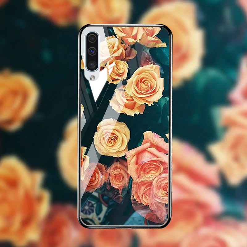 Закаленное Стекло чехол СПС samsung Galaxy A50 A70 A40 A30 A20 A60 A10 A80 A90 5G A50s A20s A10s чехол samsung A7 A8 плюс Чехол - Цвет: M029