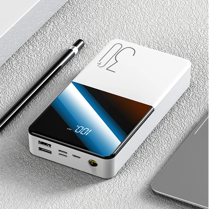 Alta capacidad 30000mAh cargador portátil banco de energía tipo C USB PoverBank cargador de batería