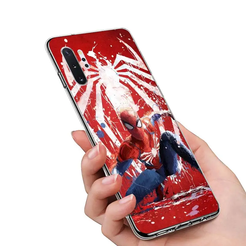 The Spiderman Marvel For Samsung Galaxy Note 20 10 9 8 Plus Ultra Lite M21 M31 M31S M10S M20 M21 M32 M12 Phone Case best case for samsung Cases For Samsung