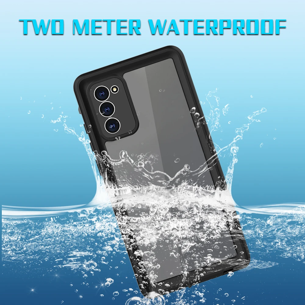 IP68 Water Proof Case For Samsung Note 20 Ultra S21 Plus Real Waterproof Case Phone Case For Galaxy S20 S10 Note 20 10 A51 Cover