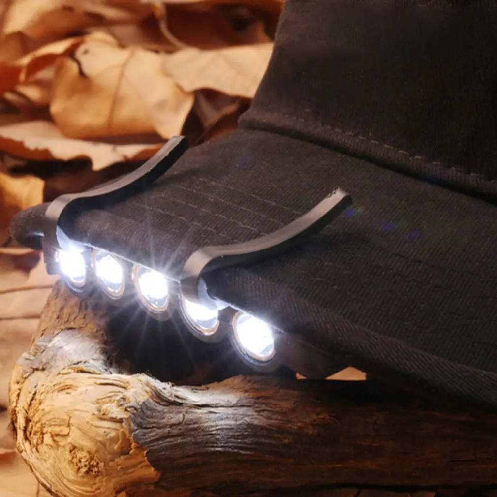 Tanio 5 czapka LED kapelusz rondo lampa mocowana na klips sklep