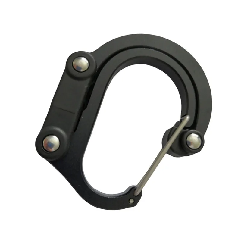 

Aluminum Alloy D-shaped Carabiner Rock Climbing Buckle Screw Lock Hook Quick Release Buckle Key Chain Outdoor Camping Hiking ZX0