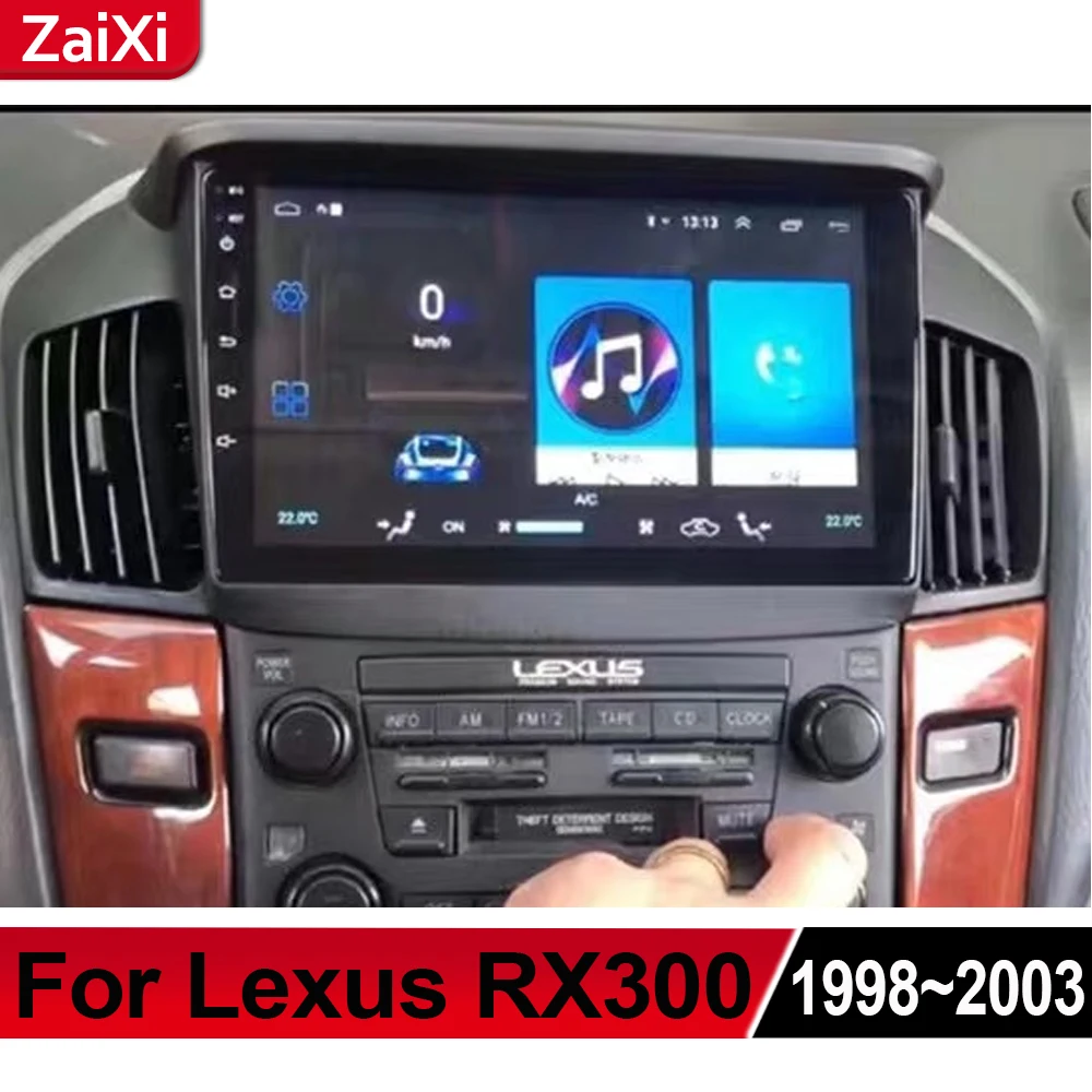 Автомагнитола ZaiXi для Lexus RX RX300 1998 ~ 2003 Android GPS аудио радио стерео навигация в