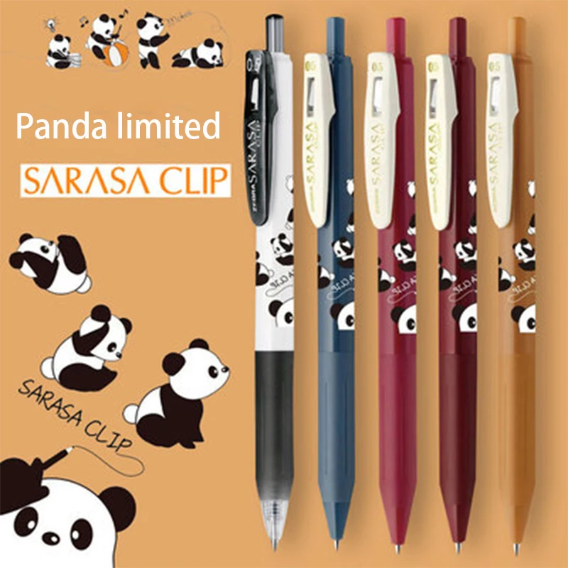 New Product Japan ZEBRA JJ15 Panda Limited Large-capacity Retro Gel Pen Cute High-value Water Pen 0.5 Mm Press Pen Stationery multifunctional retro ceramic electric stew cup household touch high value health cup mini electric health pot ceramic kettle