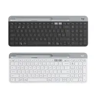 Logitech Original K580 2,4G Drahtlose Büro Tastatur Ultra-dünne Dual Modus Multi-Gerät für Handy Computer tablet