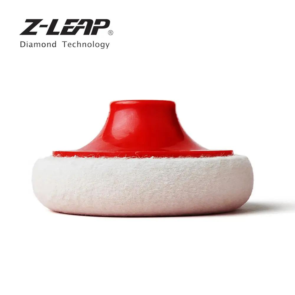 Z LEAP 1 ШТ. 4 дюймовые Шерстяные Войлочные Полировочные Колодки Автомобиля
