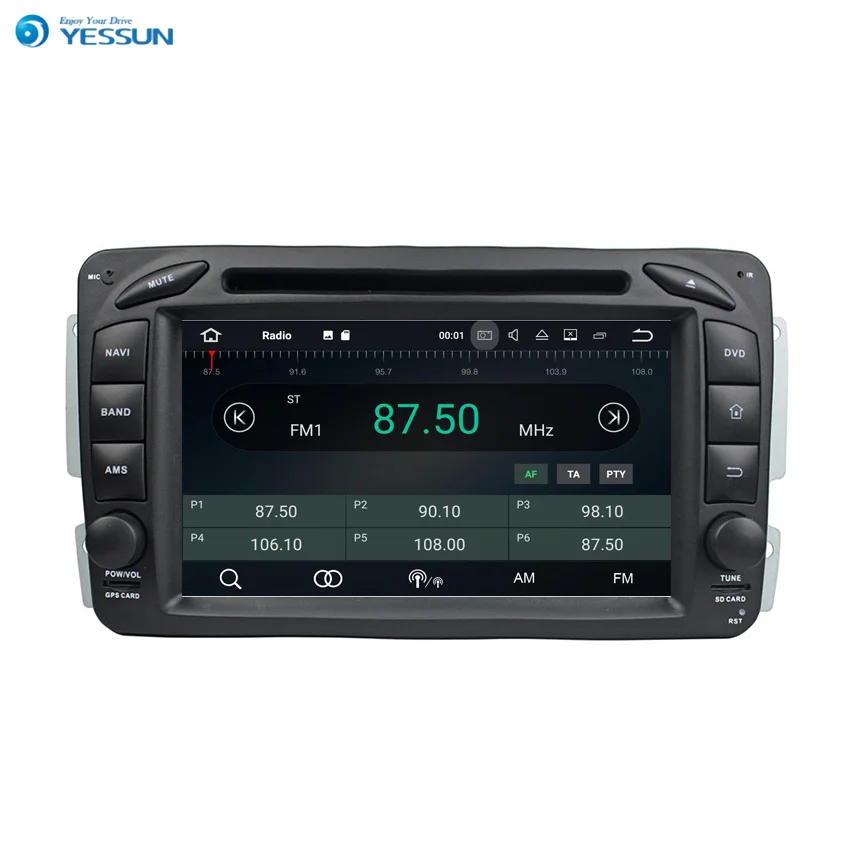 Yessun для Benz C W203 Series Android мультимедийный плеер система автомобильное радио стерео