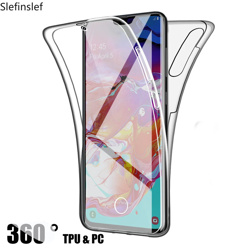 360 полностью прозрачный силиконовый чехол для Samsung Galaxy S20 S10 Plus 5G Ultra S10e Жесткий