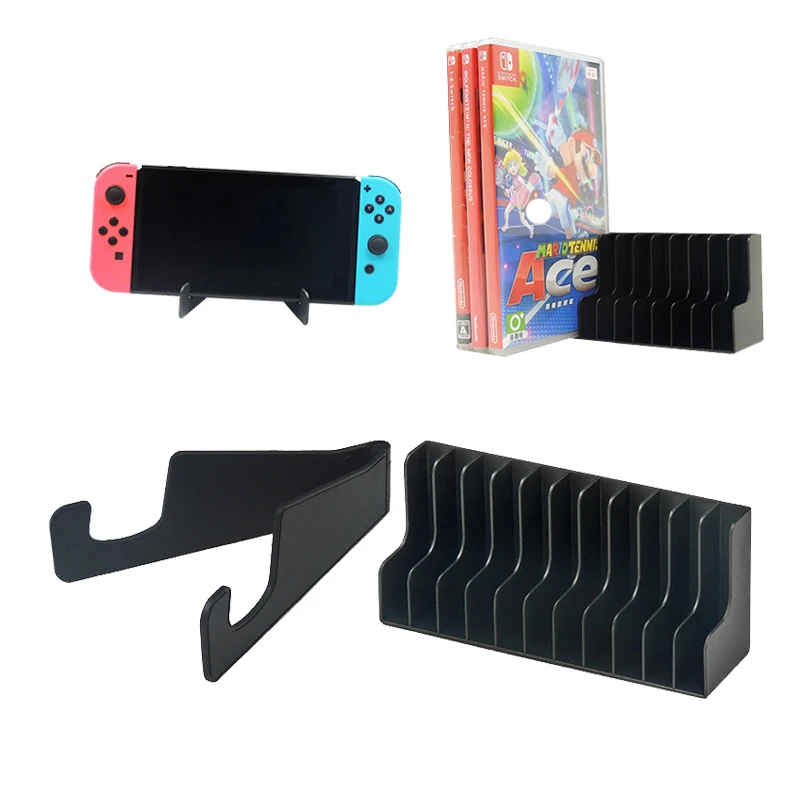 Подставка для хранения, коробка для карточных игр, для kingd nintendo Switch, игровой хост, кронштейн, слот для карт, подставка для тарелок, держатель для CD дисков, консоль, аксессуары