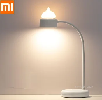 

For Xiaomi 3life Cute cat atmosphere lamp LED eye protection table lamp Bedside night light 3 Gear Adjustable reading light