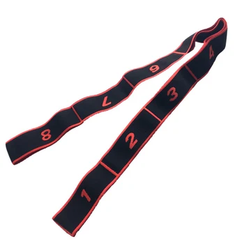 

8 Cycles Pilates Stretch Belt Strap Latin Unisex Yoga Adults Gym Elastic Dance Resistance Band Exercise Fitness