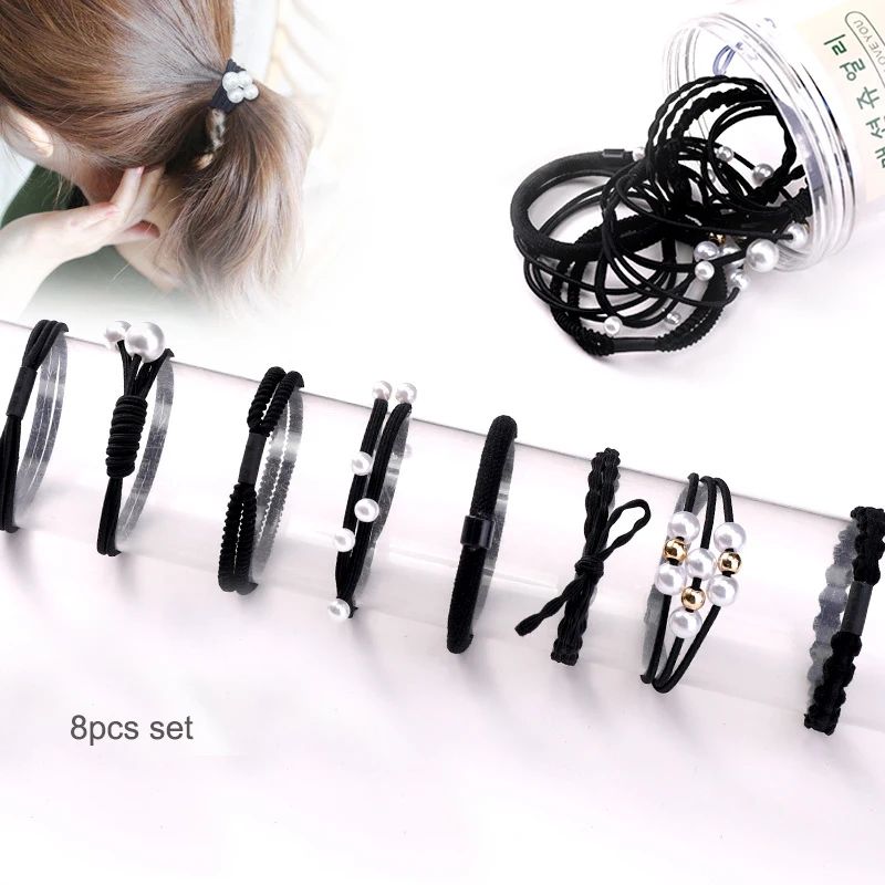 2珍珠黑色8件套_2