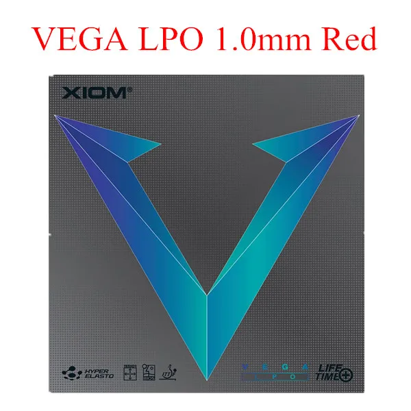 Xiom VEGA SPO прыщи 79-037 LPO длинные прыщи для настольного тенниса резиновая ракетка для настольного тенниса ракетка для спорта в помещении - Color: LPO 79-046 Red 1.0