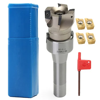 

R8 FMB22 Arbor 400R 50MM Face End Mills Shell Cutter and APMT1604 Carbide Inserts Kit _WK