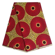 Miss L стиль Анкара ткань Африканский настоящий воск печати хлопок 6 ярдов/шт HL19S111650