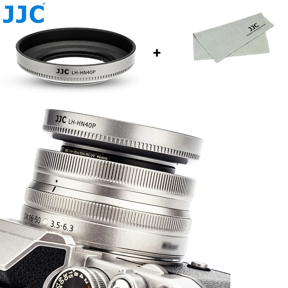 JJC Screw in Lens Hood Shade for Nikon Z fc zfc NIKKOR Z DX 16 50mm f/3