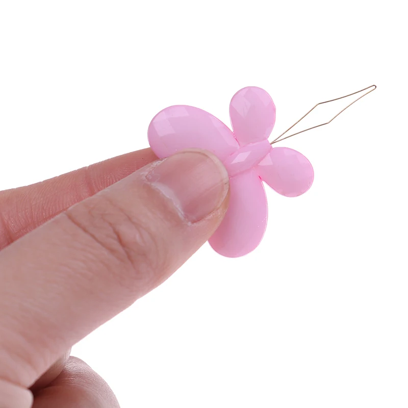 2 шт лук игла для проволоки Нитевдеватель ручная машина швейная стежка инструмент вставки для ручных швейных машин форма бабочки инструмент для рукоделия