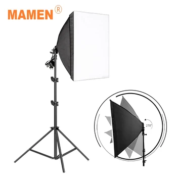 

MAMEN Soft Box For Photo Studio Video Equipment Photography Softbox Lighting Kits 50x70CM Professional Continuous Light System
