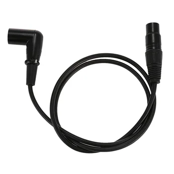 

Right Angle Male to Female XLR Cable, Microphone Cord, DMX Signal Wire Cord for Equilibrium / Mixer / Amplifier (1 Meter = 3.2 F