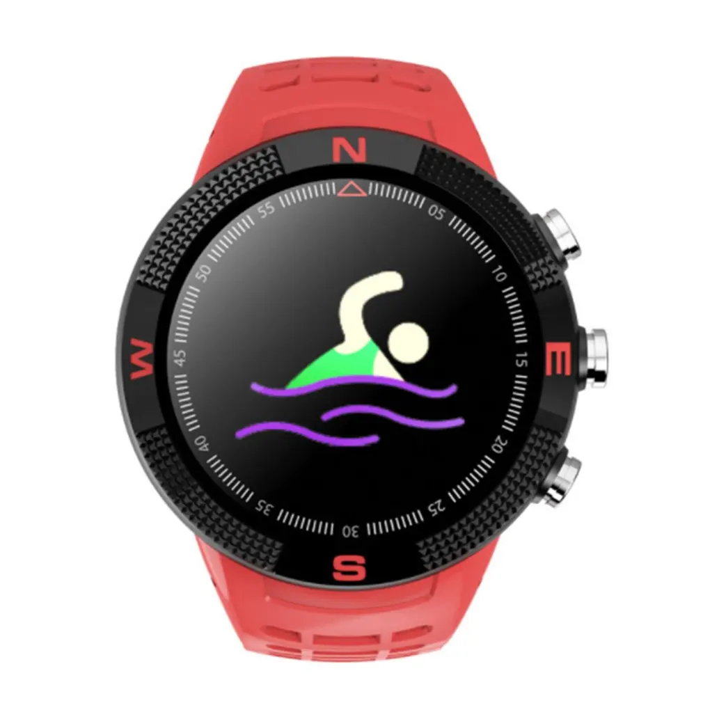 

Smartwatch F18 Color Screen Sports Bluetooth Waterproof Call Message Reminder Pedometer Sleep Monitoring GPS Smart Watch