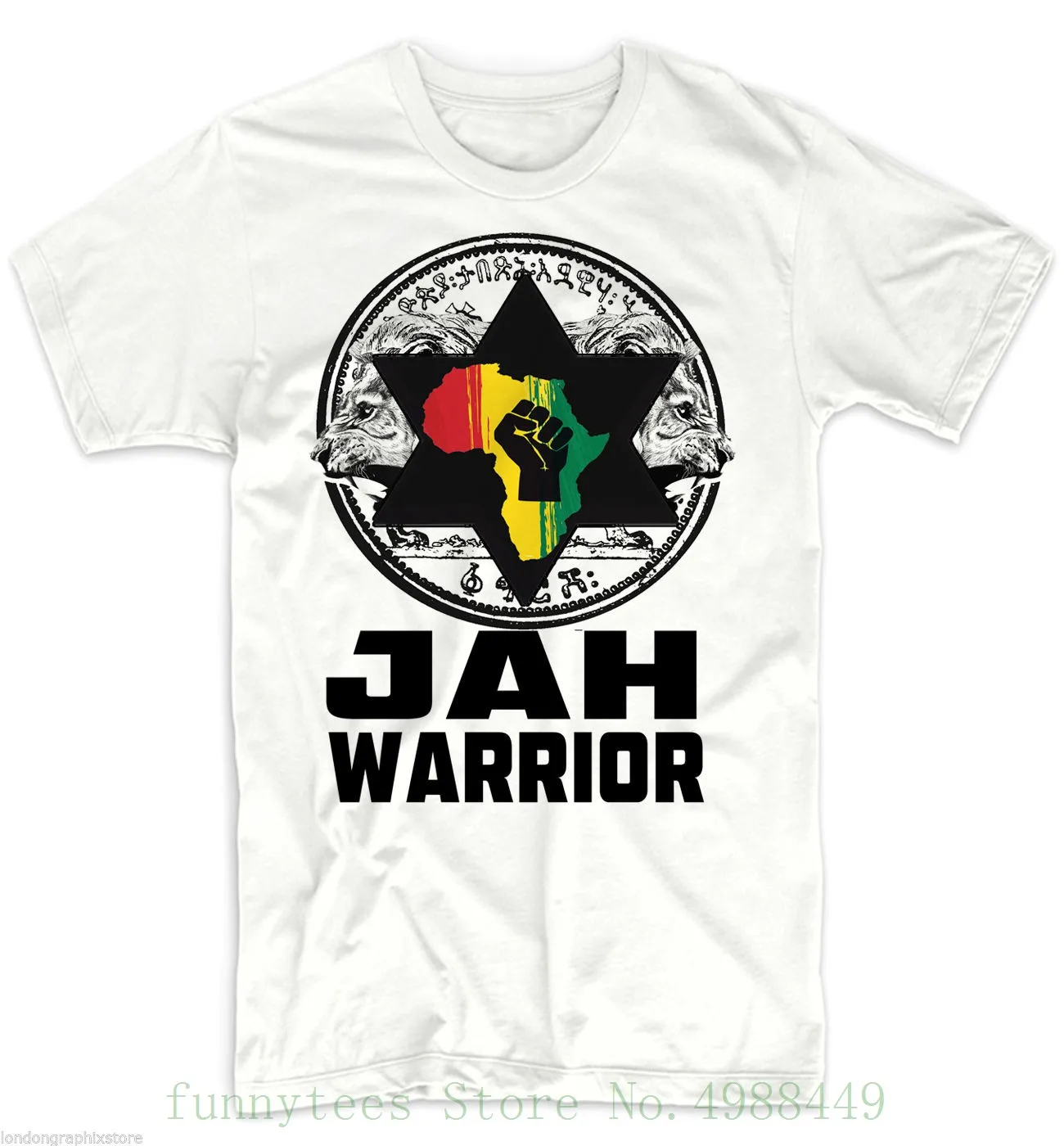Черная история растафари футболка регги хлопковая для Африки Selassie Новая