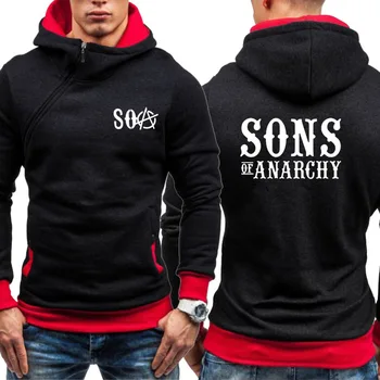 

Men Hoodies for SOA Sons of anarchy the child SAMCRO Sportswear Zipper Male Fashion Casual Sweatshirt Fleece Hip Hop Warm Hoody
