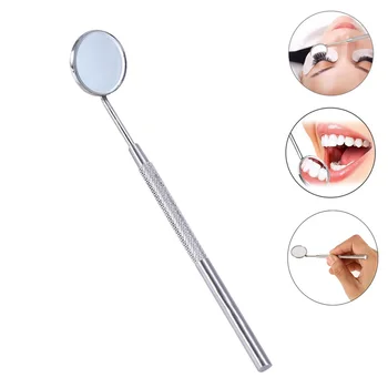 

Stainless Steel Dental Mirror Instruments Mouth For Checking Eyelash Extension Applying Eyelash Tools & Teeth Tooth Clean Oral