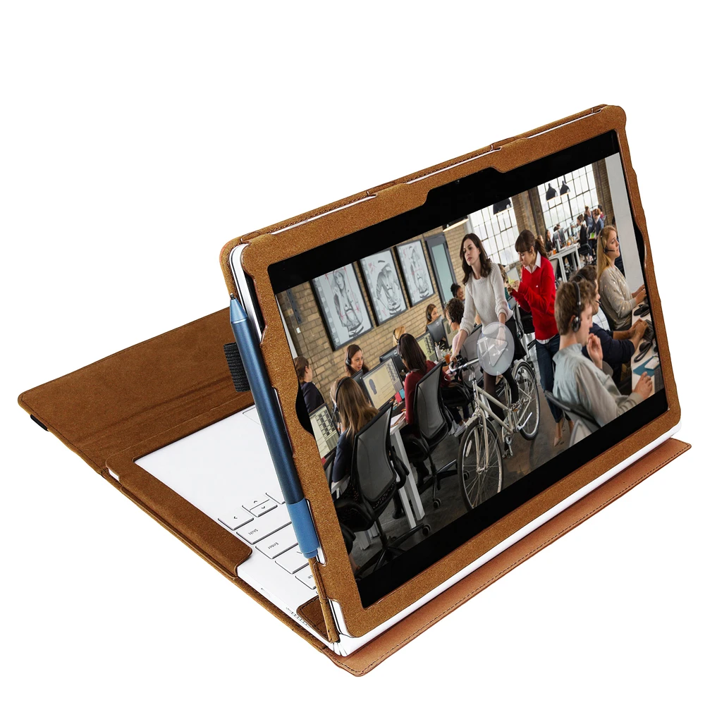 Чехол для ноутбука microsoft Surface Book 2 13 5 дюймов/15 дюймов кожаный съемный защитный флип