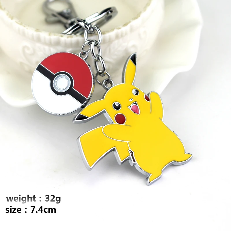 Go Pikachu брелок мультфильм Poke Ball брелок ювелирные изделия автомобильный брелок на подарки, держатель для ключей chaviro - Цвет: K267