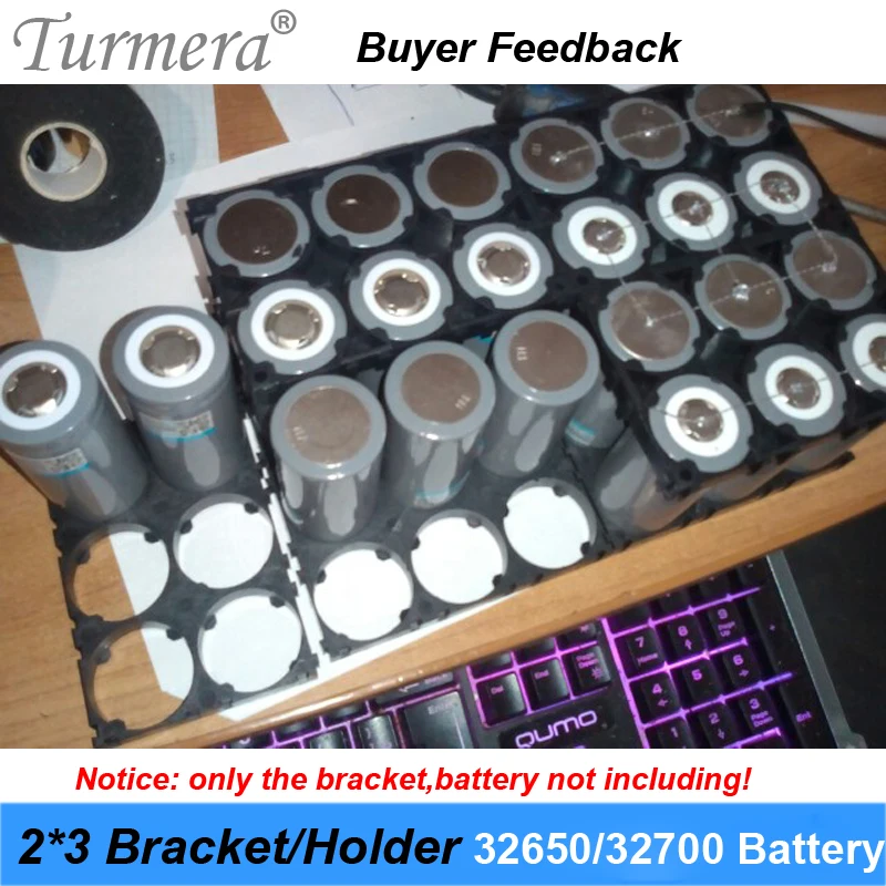 32650 23 Battery Holder Bracket Cell Safety Anti Vibration Plastic Brackets For 32650 Batteries 04