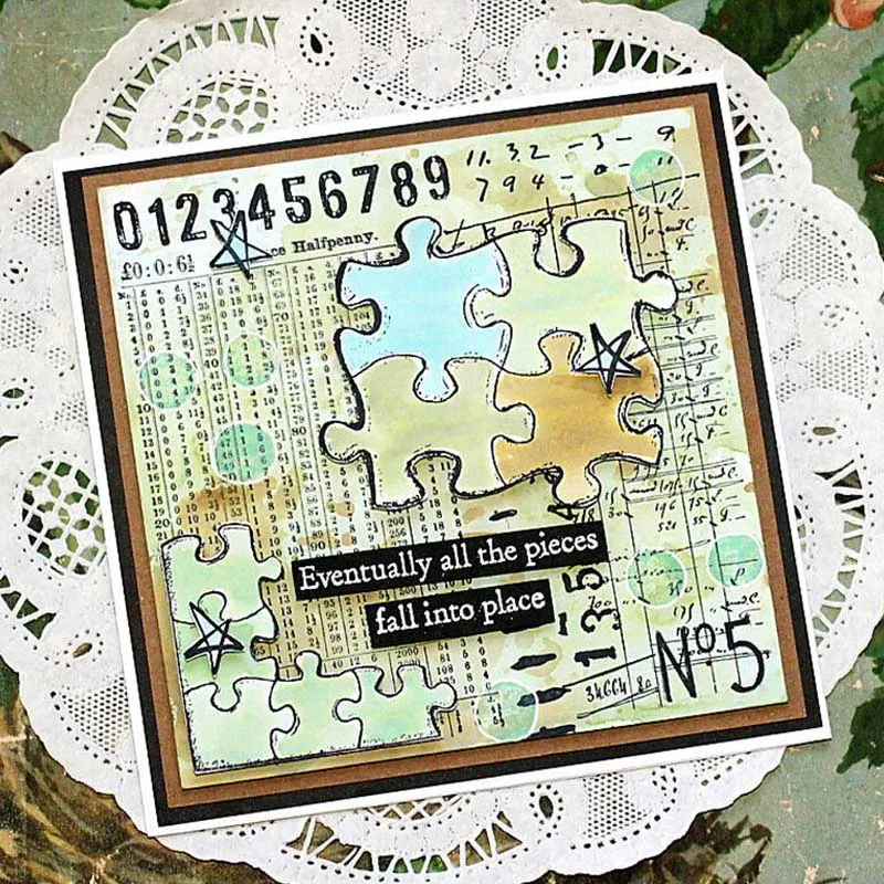 Clear Silicone Stamps Retro Cars Round Label Tag Number Puzzle Football Guitar Wolf Flowers Background DIY Cards 2021 New