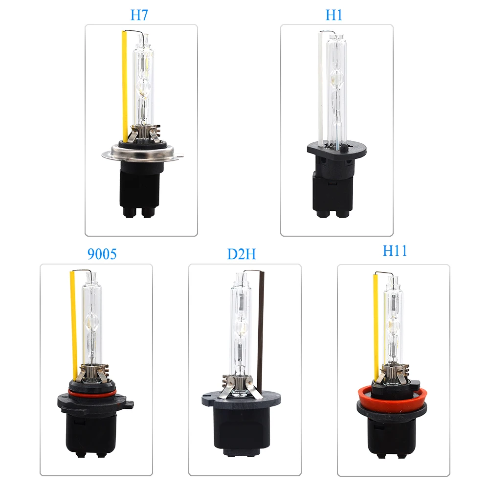 HIDLT 12V AC 35W Error Free DLT X3 Canbus Ballast HID Xenon Kit HeartRay Bulb H1 H7 4500K 5500K H11 9005 9006 D2H HID Lamp Kit (2)