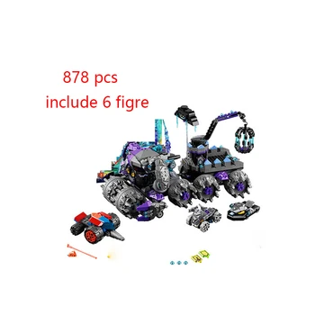 

New Knights Thunder Rock Chariot base headquarters Building Blocks Classic Movie Model Kids Toys For Gift Compatible 70352