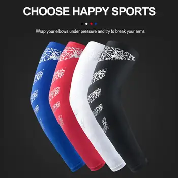 

1Pcs Basketball Sport Arm Sleeve Armguards Quick Dry UV Protectin Running Elbow Support Arm Fitness Elbow Pad Cycling Accessory