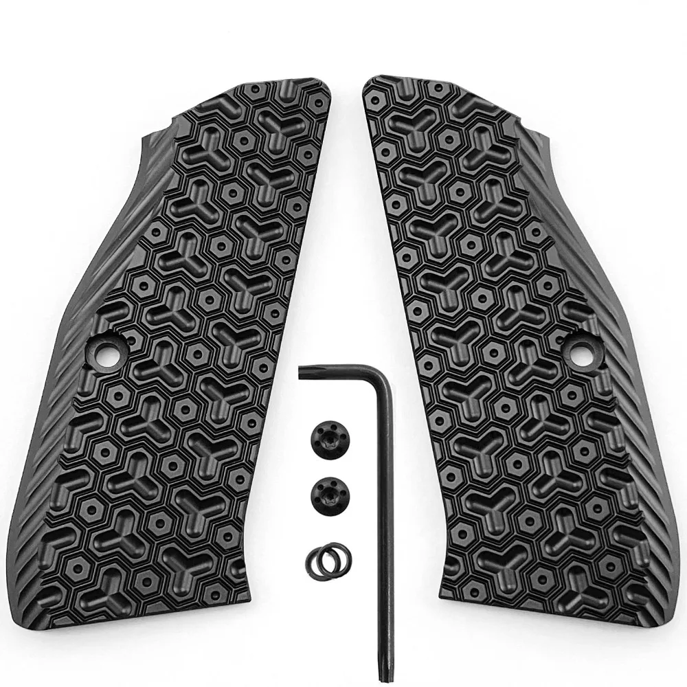 

CZ75 Aluminum Grips for CZ 75 Full Size, SP-01 Series, CZ75 Shadow 2, 75B BD, Screws Included