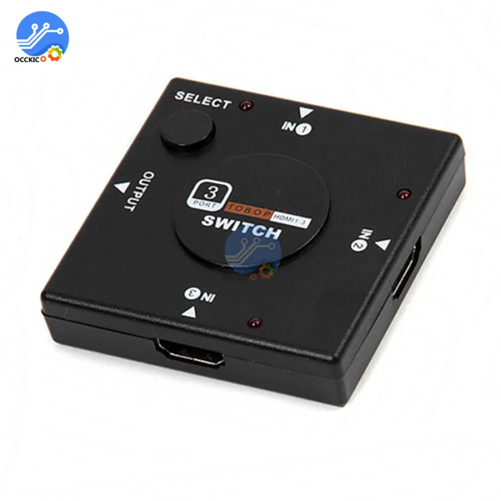 3 в 1 выход HDMI переключатель HD 1080P Мини порта HDM сплиттер усилитель для HDTV DVD