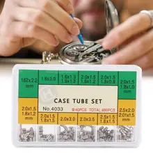 12 размеров корпуса часов трубка металлический инструмент для ремонта часов Часовщик крепежный аксессуар высококачественный инструмент для часов для часовщика