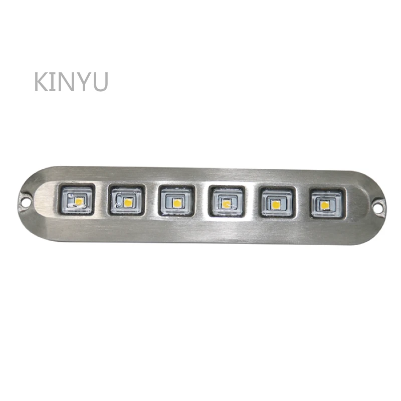 DC12V 6 Вт/12 Вт/18 Вт 316L Нержавеющая сталь светодиодный подводный морской катер светильник СВЕТОДИОДНЫЙ Шаг для