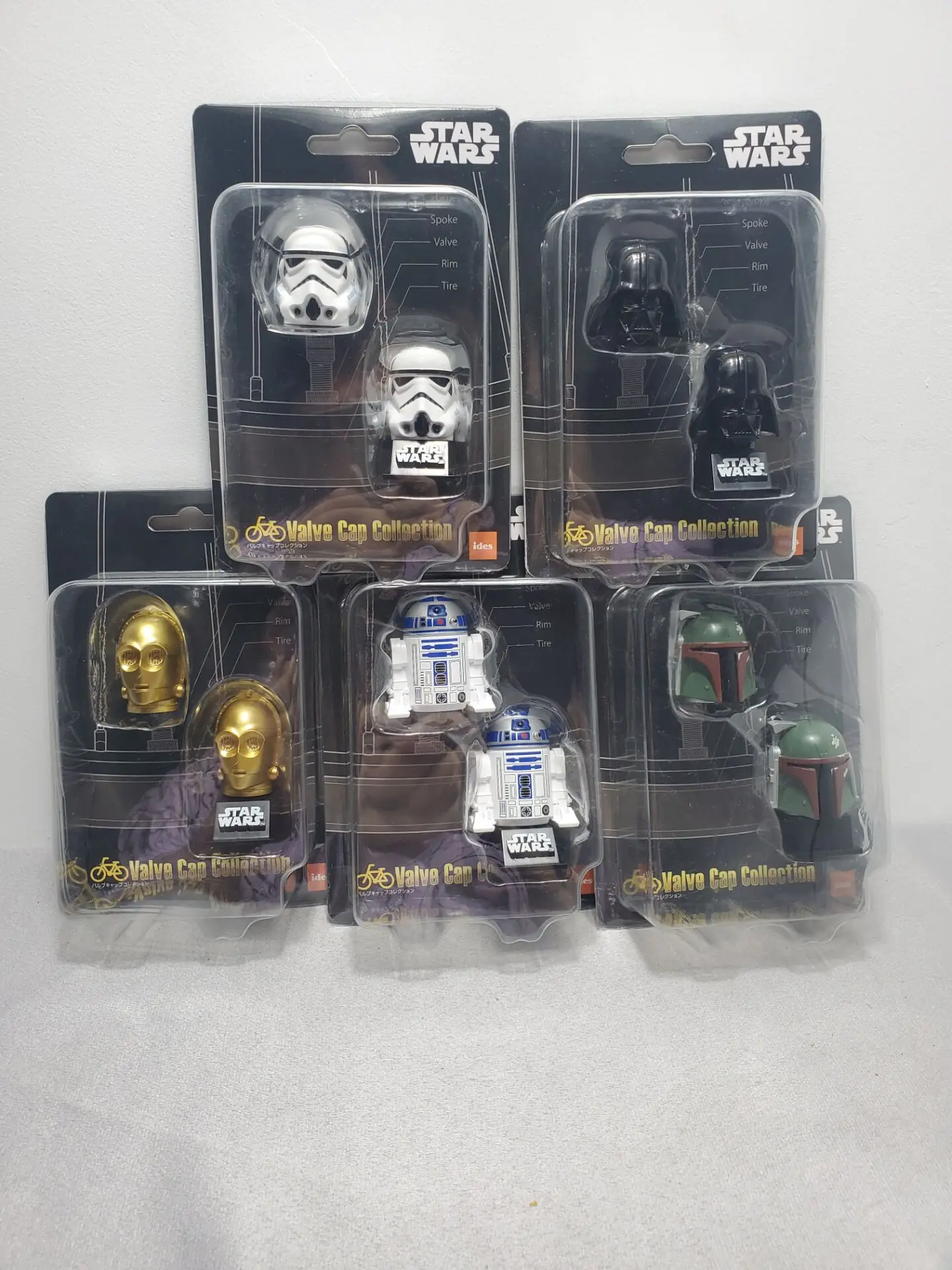 Starwars Mandalorian Darth Vade Storm Trooper R2-D2 C-3Po Chewbacca Cartoon Figure Head Portrait Model Toys For Kids