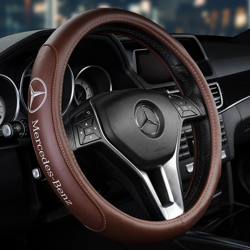Все модели автомобилей оптом применимый Mercedes чехол рулевого колеса автомобиля a-класс B класс C 200le300lGL C Класс GLE класс