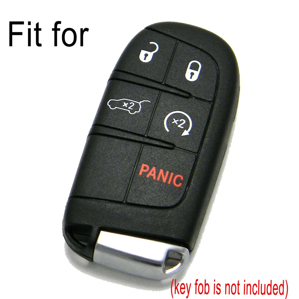 Силиконовый чехол для ключей от машины JEEP Grand Cherokee Dodge JCUV Дротика Journey Chrysler 300C Fiat 5