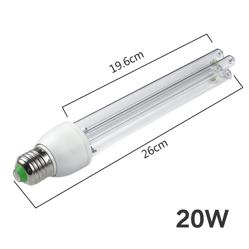 E27 15 Вт 20 хит продаж бактерицидная лампа 220V кварцевая ультрафиолетовая для