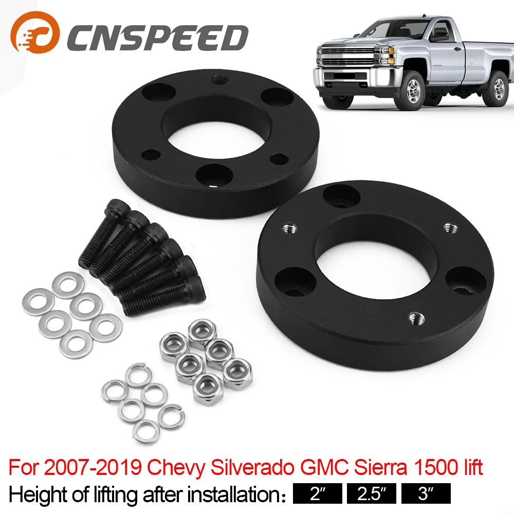Комплект переднего выравнивающего подъемника 2 дюйма 5 3 для 2007 2019 Chevy Silverado GMC Sierra