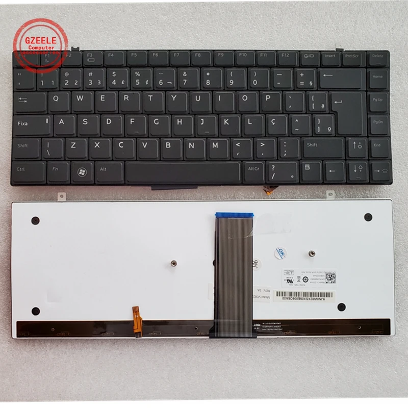 Tastiera Per Laptop Br Per Dell Per Studio Xps 13 16 1340 1640 1645 1647 1650 Tastiera Retroilluminata