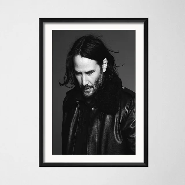Keanu Ривз Горячая звезда фильма актер Джон уик матрица искусство холст живопись плакат настенный Декор для дома - Цвет: 2