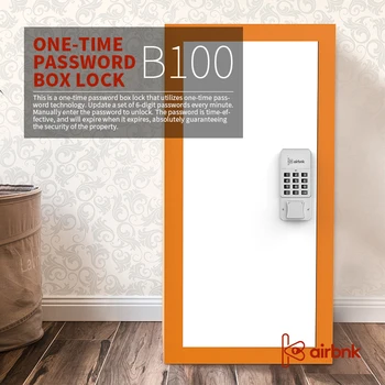 

Airbnk Key Safe-deposit Box Token Security Key Lock Box Bluetooth Key Storage Box One Time Password Key Box For Hotel School
