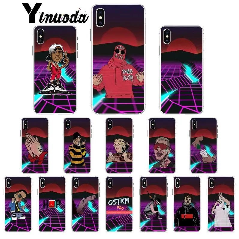 Yinuoda нравится ли вам хип-хоп умный чехол Прозрачный для телефона Apple iPhone 8 7 6 6S Plus X XS