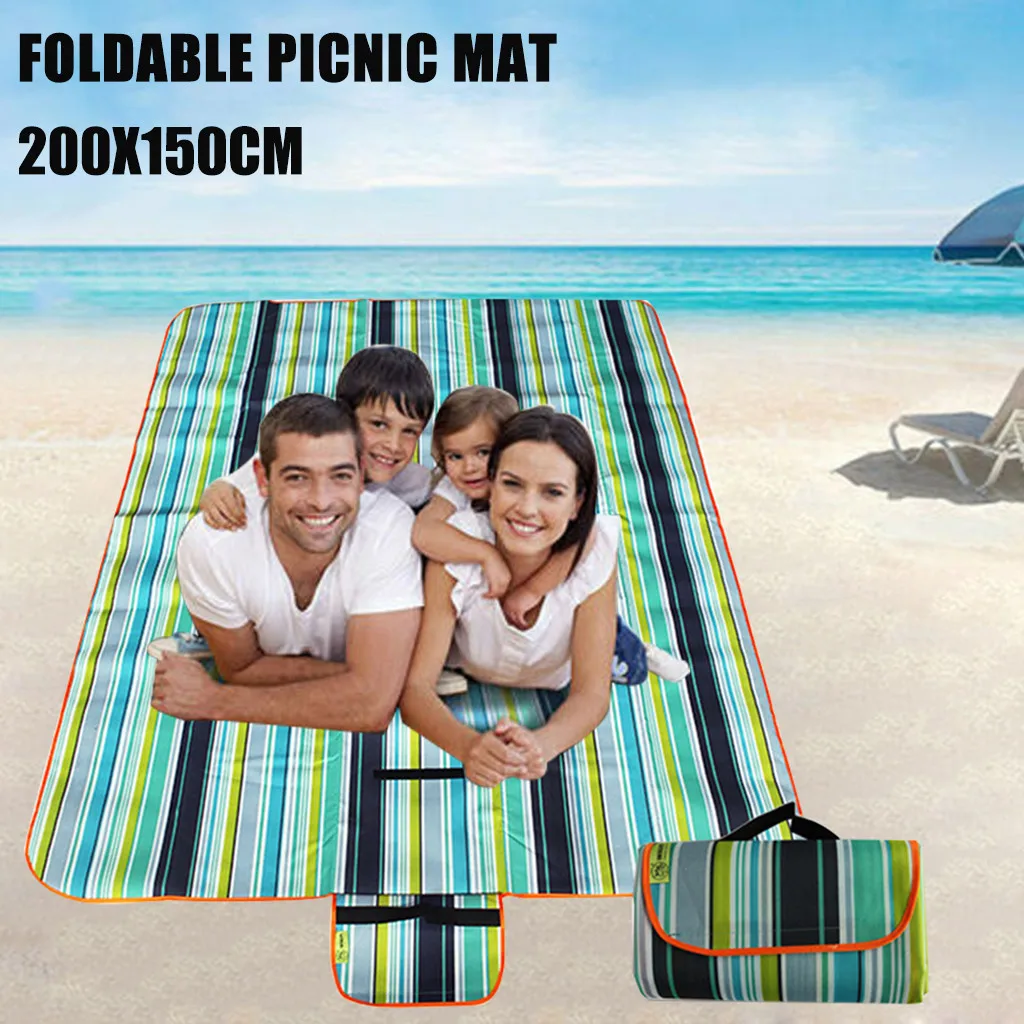 Лидер продаж летний портативный и очень большой коврик для пикника уличное